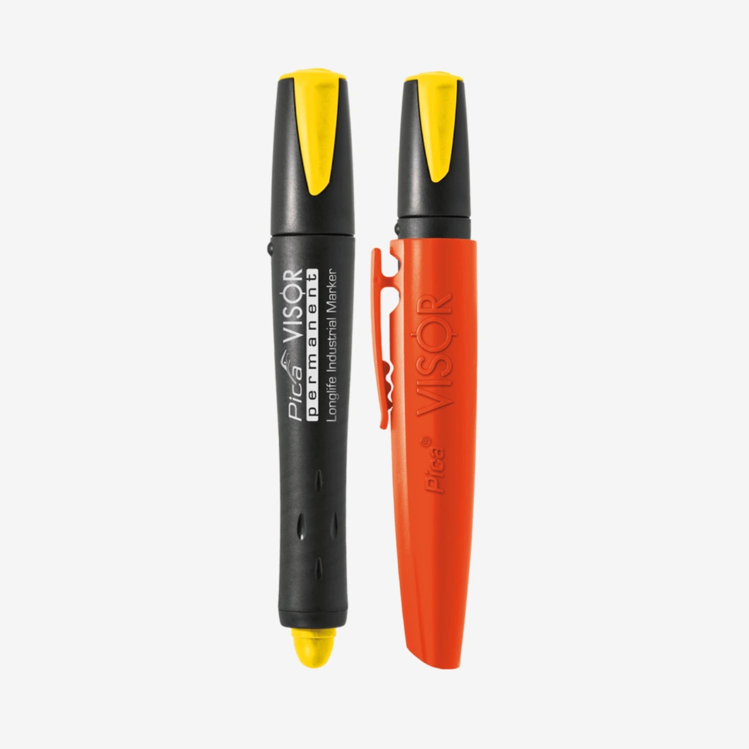 Marcador Amarillo Pica Visor Recargable