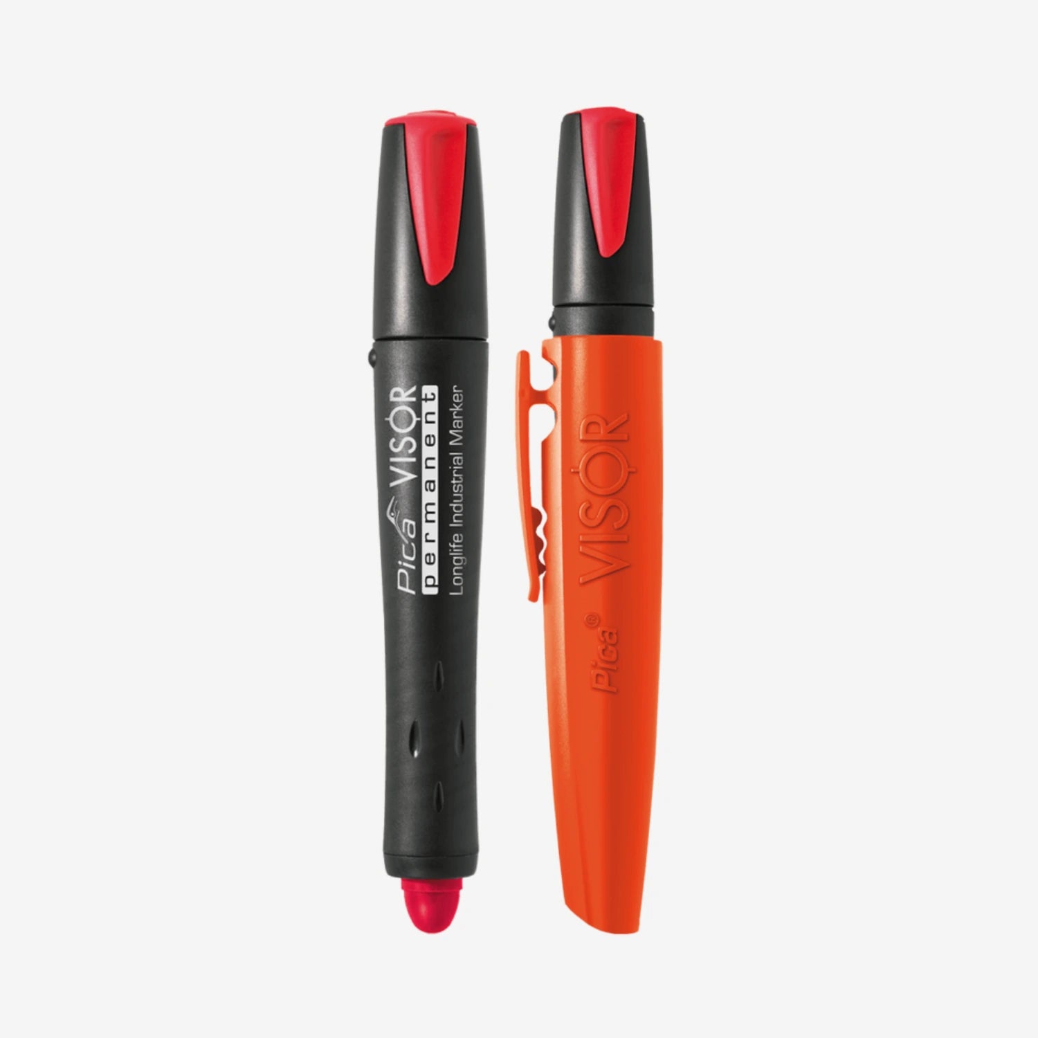 Marcador Rojo Pica Visor Recargable