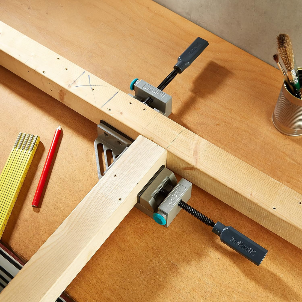 Prensa Sargento Para Esquinas Wolfcraft 90 grados