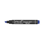 Marcador Permanente Azul de Punta Biselada Pica
