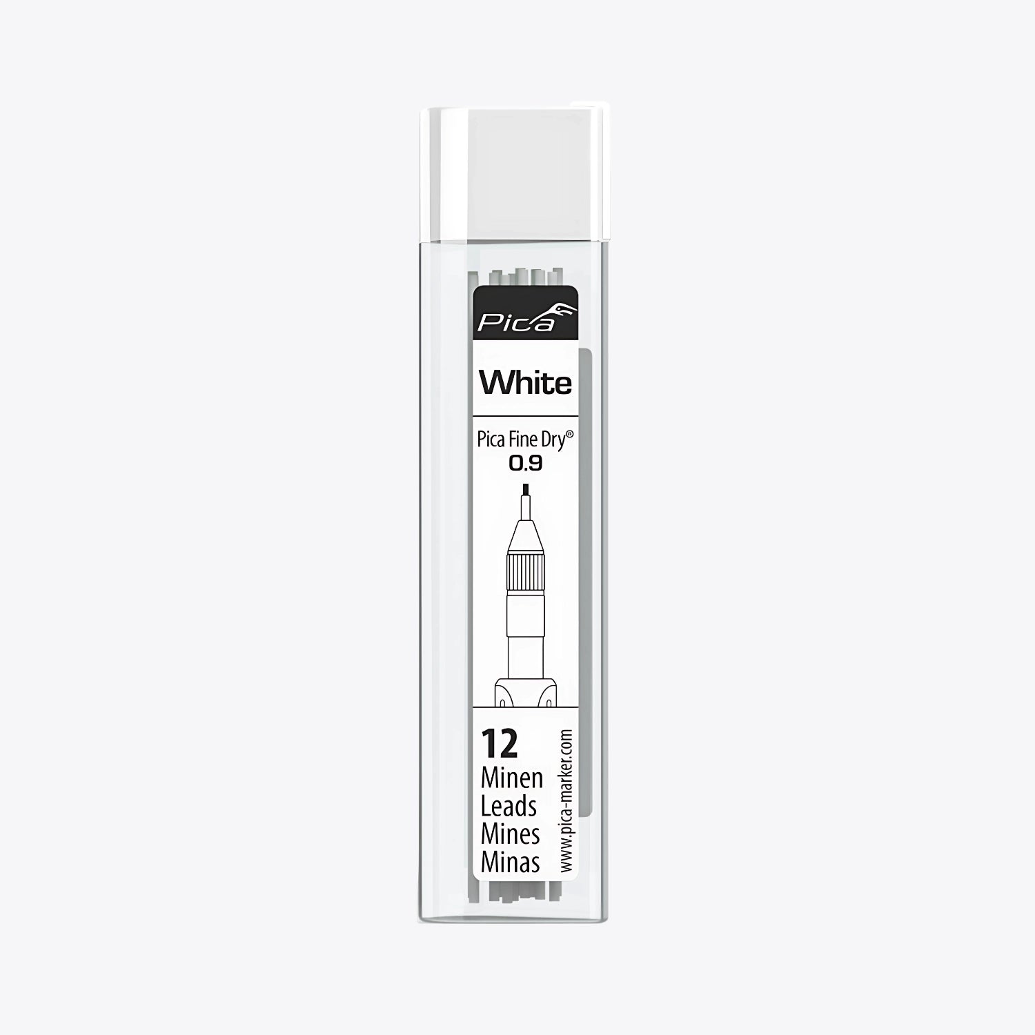 Minas De Recambio Color Blanco - Pica Fine Dry (12 U)
