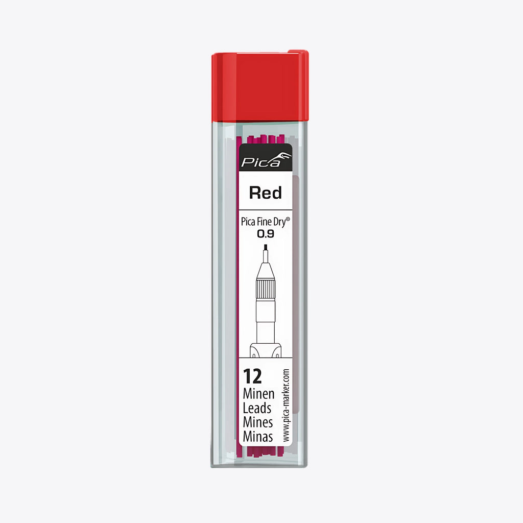 Minas De Recambio Color Rojo - Pica Fine Dry (12 U)