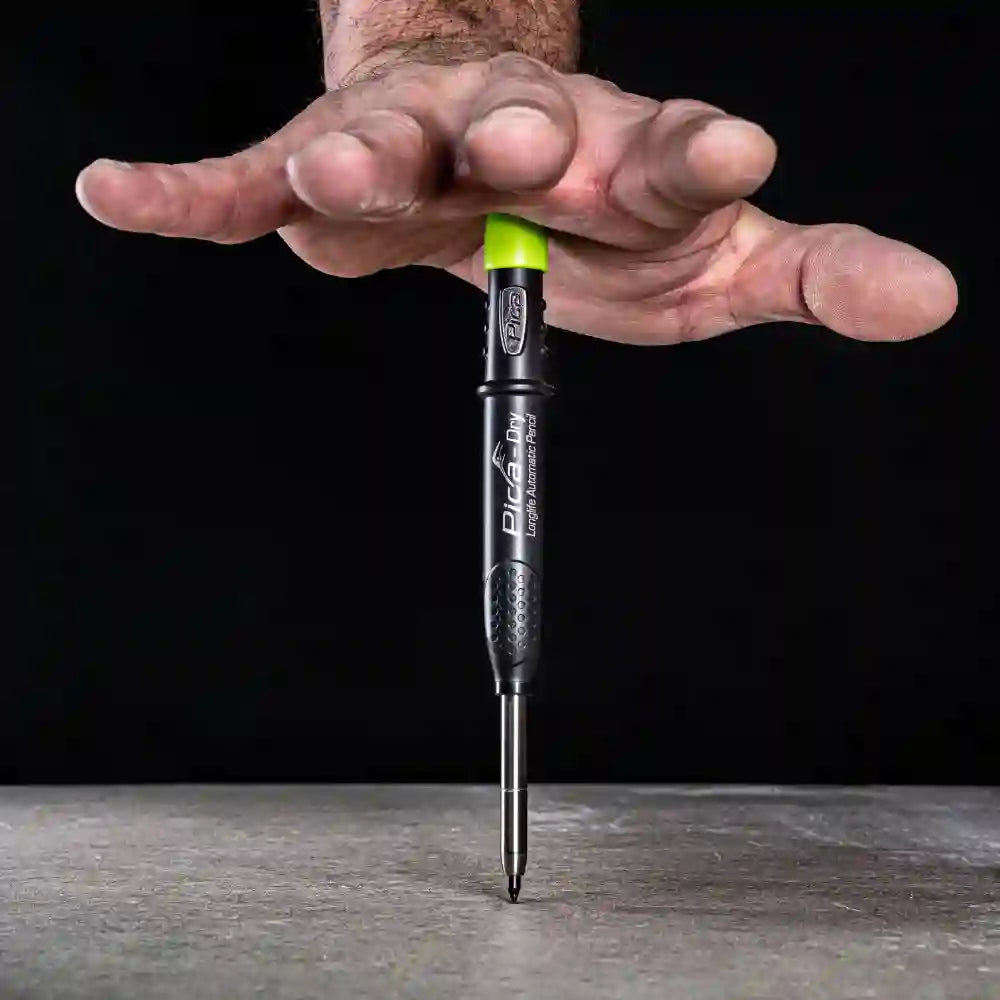 Portaminas Carpintero Pica Dry + 10 Minas De Recambio Grafito 2B