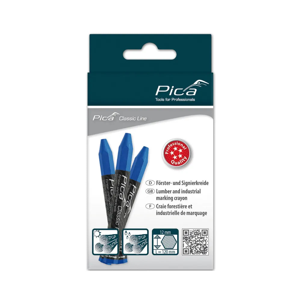 Crayón Azul Clásico Pica Pro (12U)