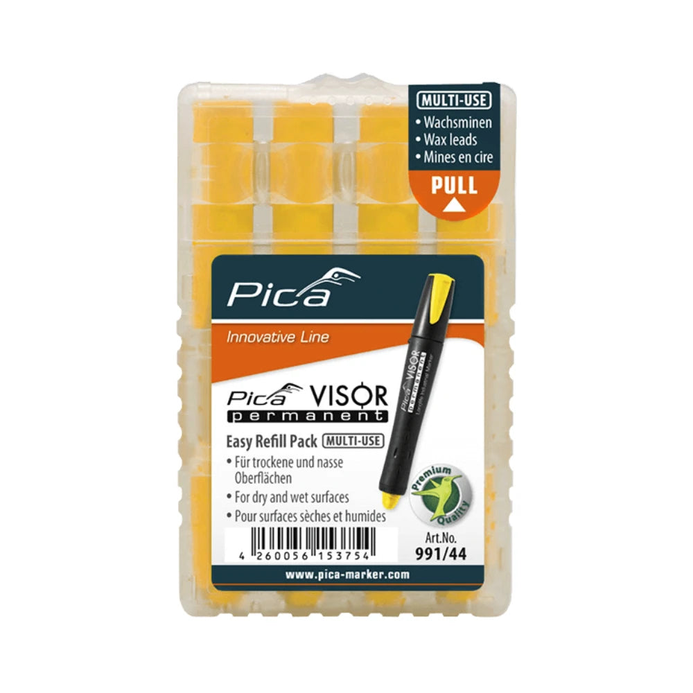 Crayones De Recambio Amarillo Para Pica Visor Recargable (4u)