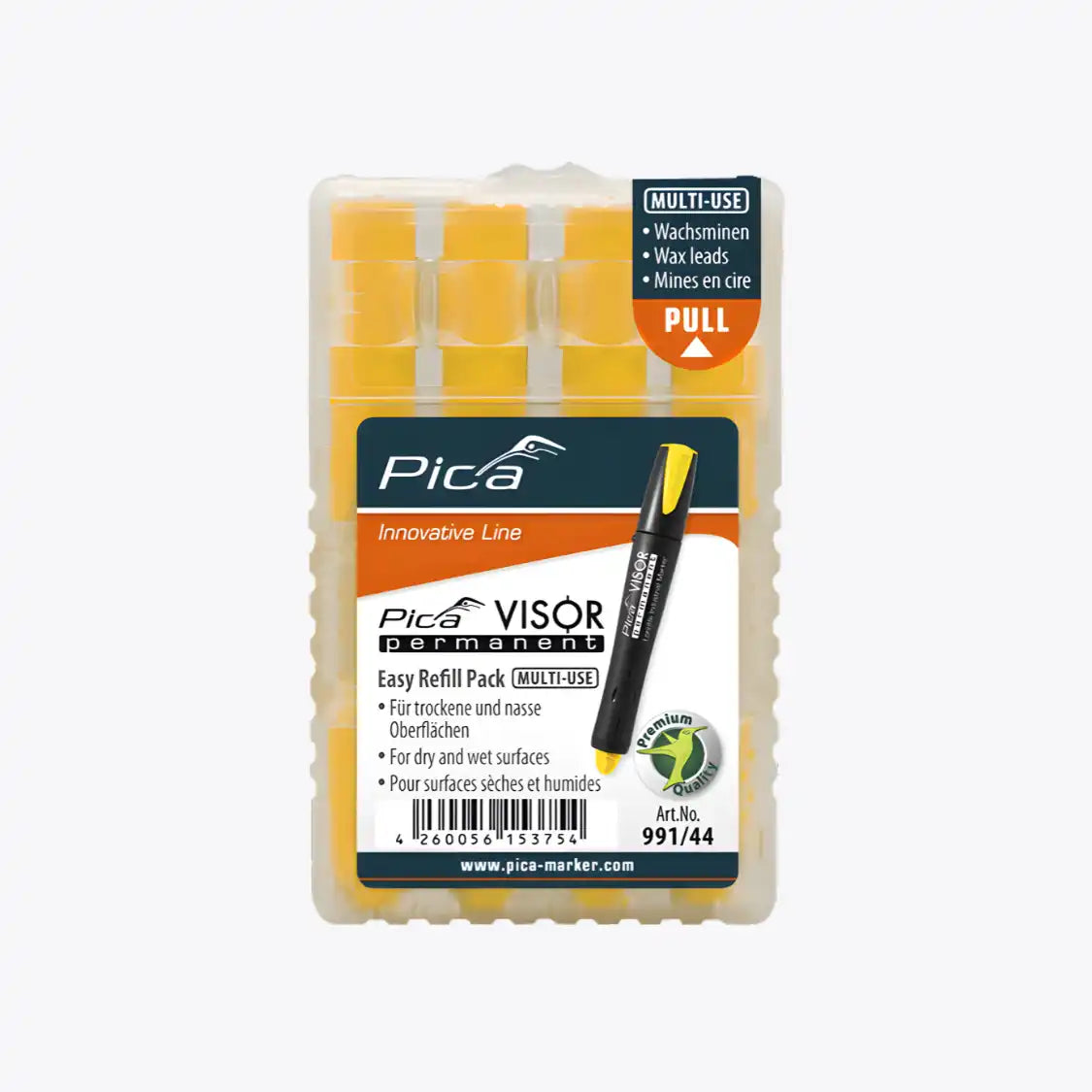 Crayones De Recambio Amarillo Para Pica Visor Recargable (4u)