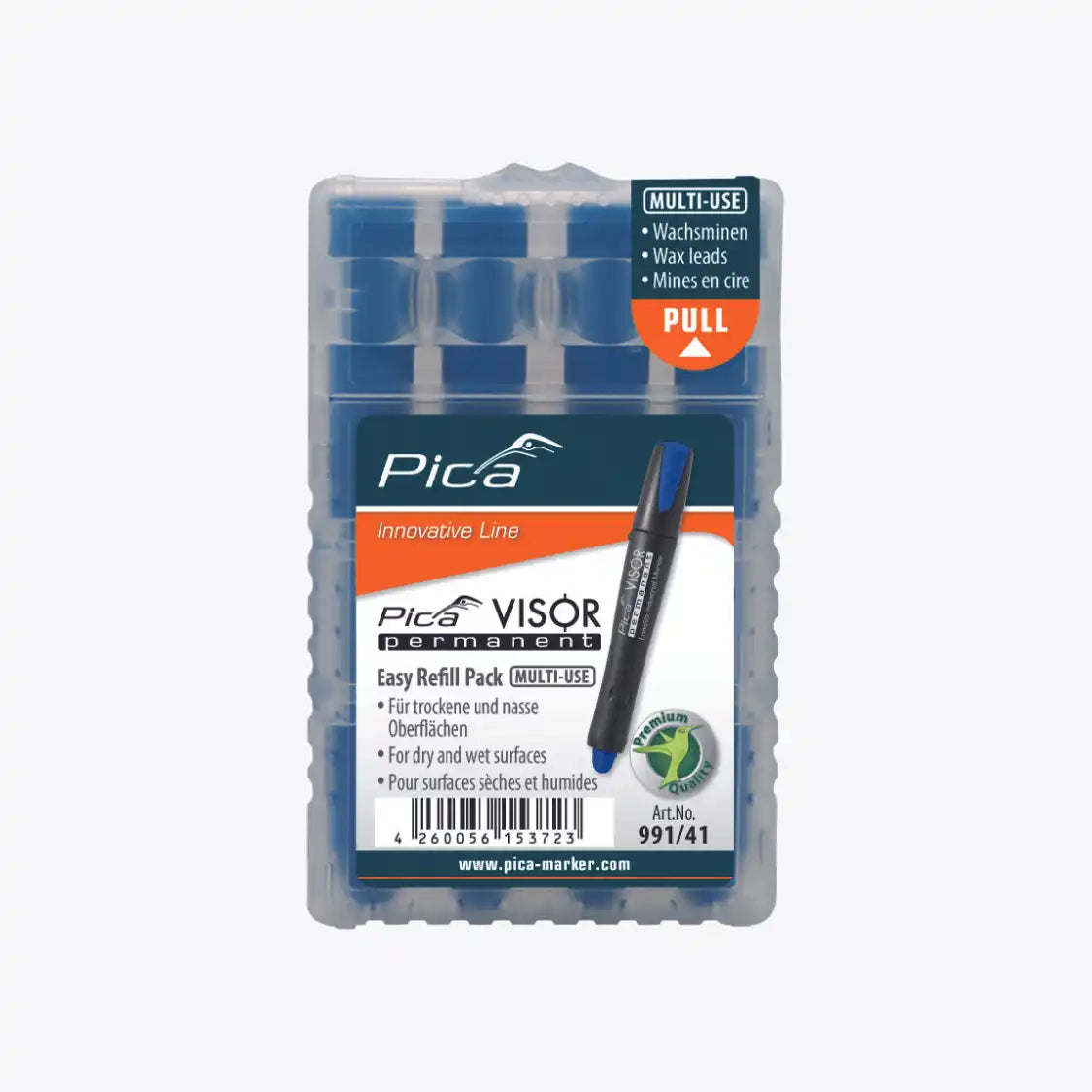 Crayones De Recambio Azul Para Pica Visor Recargable (4u)