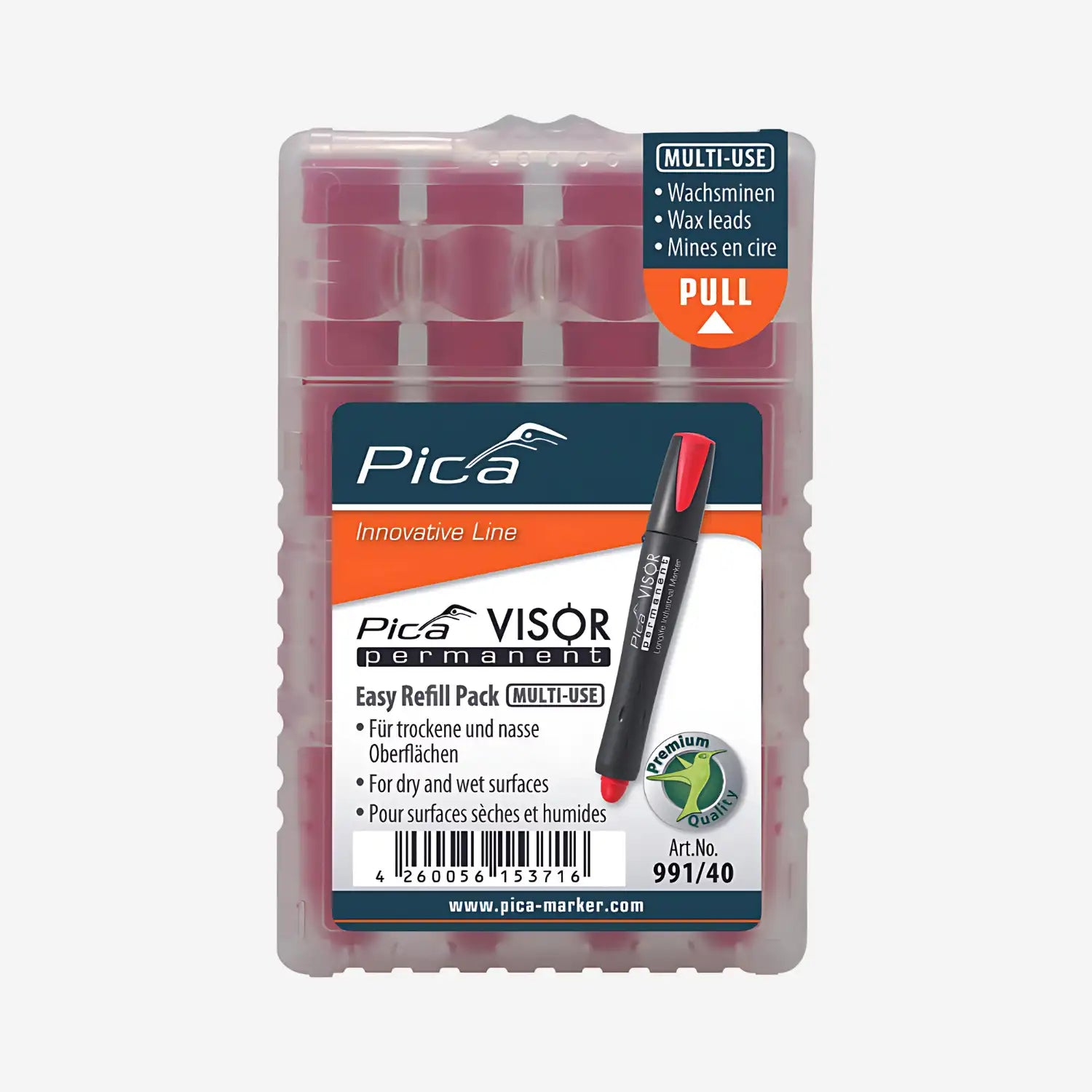 Crayones De Recambio Rojo Para Pica Visor Recargable (4u)