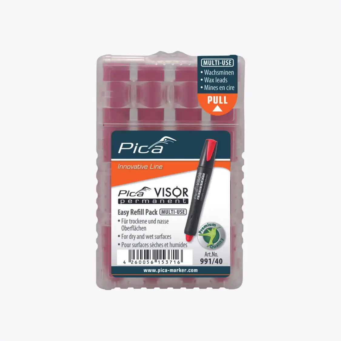 Crayones De Recambio Rojo Para Pica Visor Recargable (4u)
