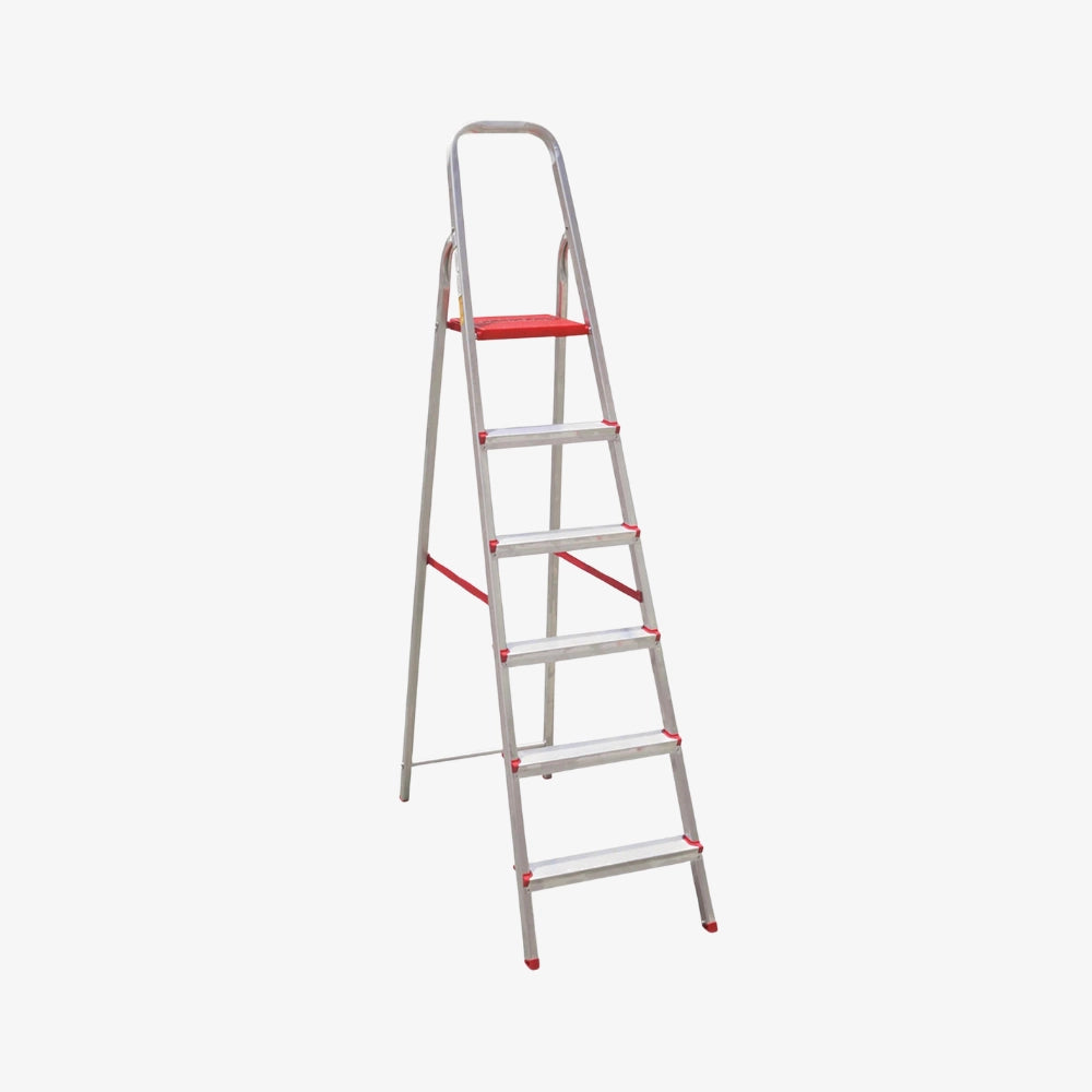 Escalera Tijera de Aluminio Doméstica 8 Peldaños 120 KG Botafogo