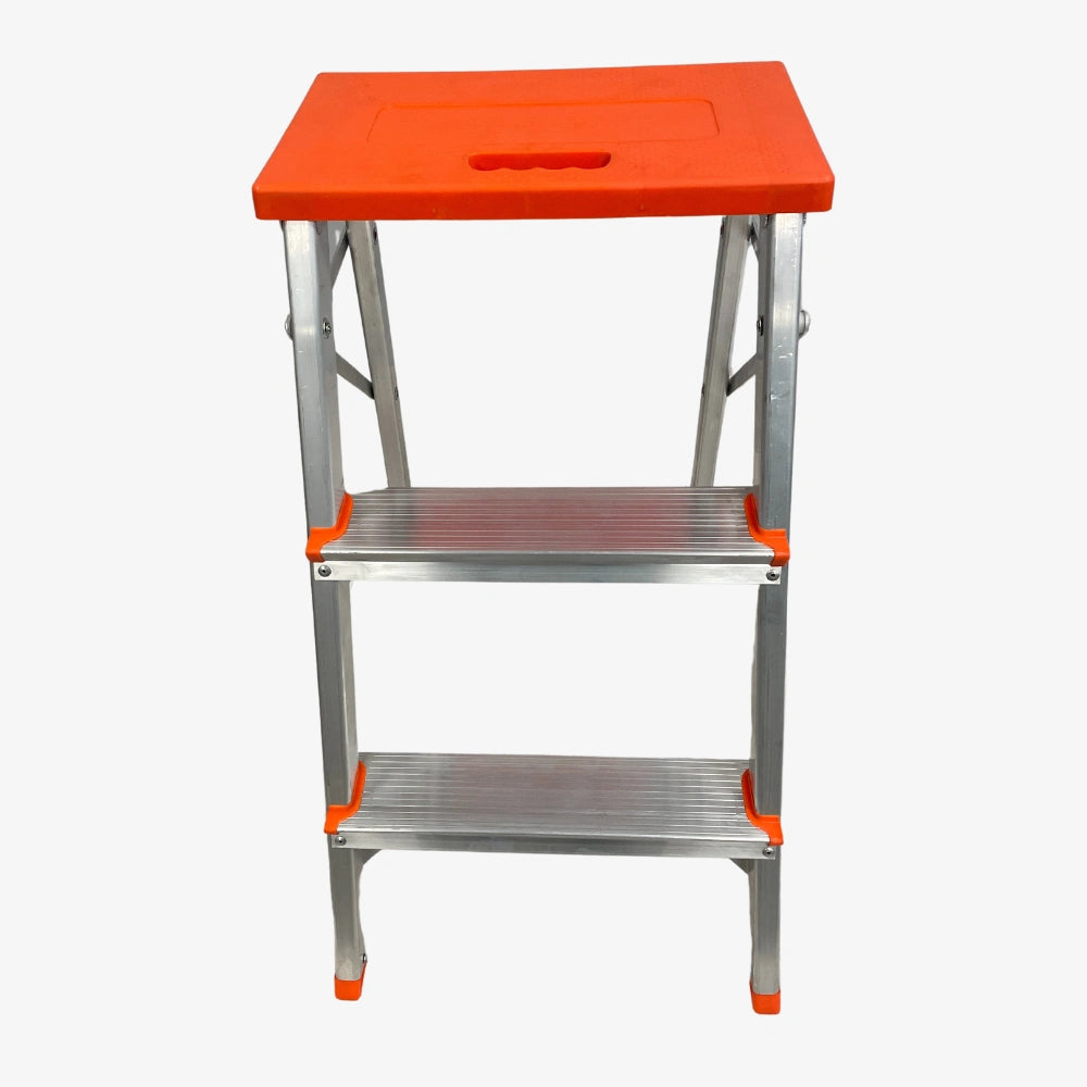 Escalera Tijera de Aluminio 3 Peldaños 120 KG Botafogo