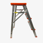 Escalera Tijera de Aluminio 3 Peldaños 120 KG Botafogo