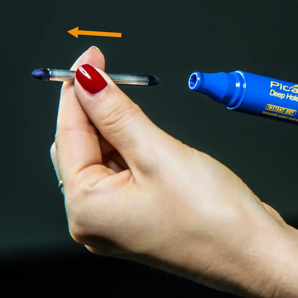 Marcador Azul Con Punta Reversible Pica Big Ink XL 2 - 4 mm