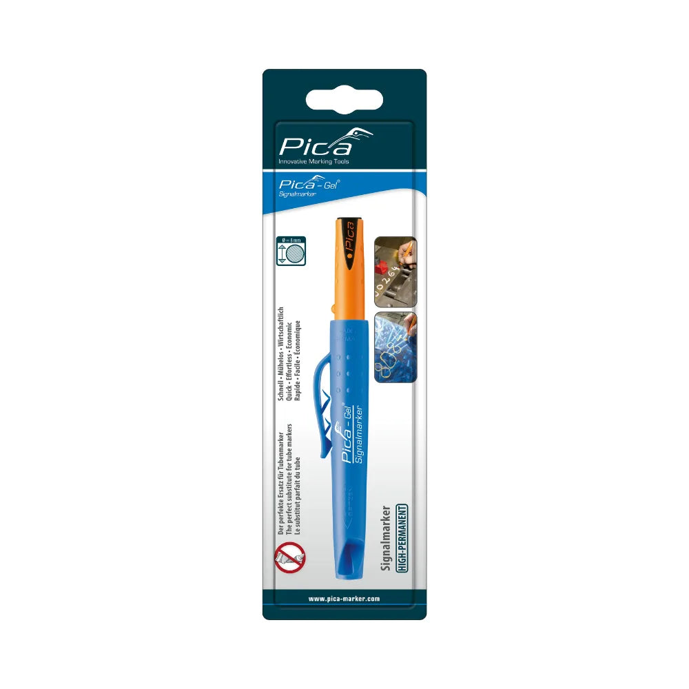 Marcador Negro Pica Gel Signalmarker