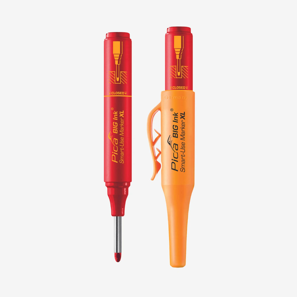 Marcador Rojo Con Punta Reversible Pica Big Ink XL