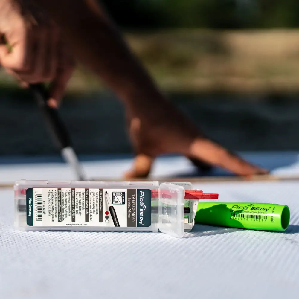 Minas De Recambio For All Grafito Blanco Rojo - Pica Big Dry (12u)