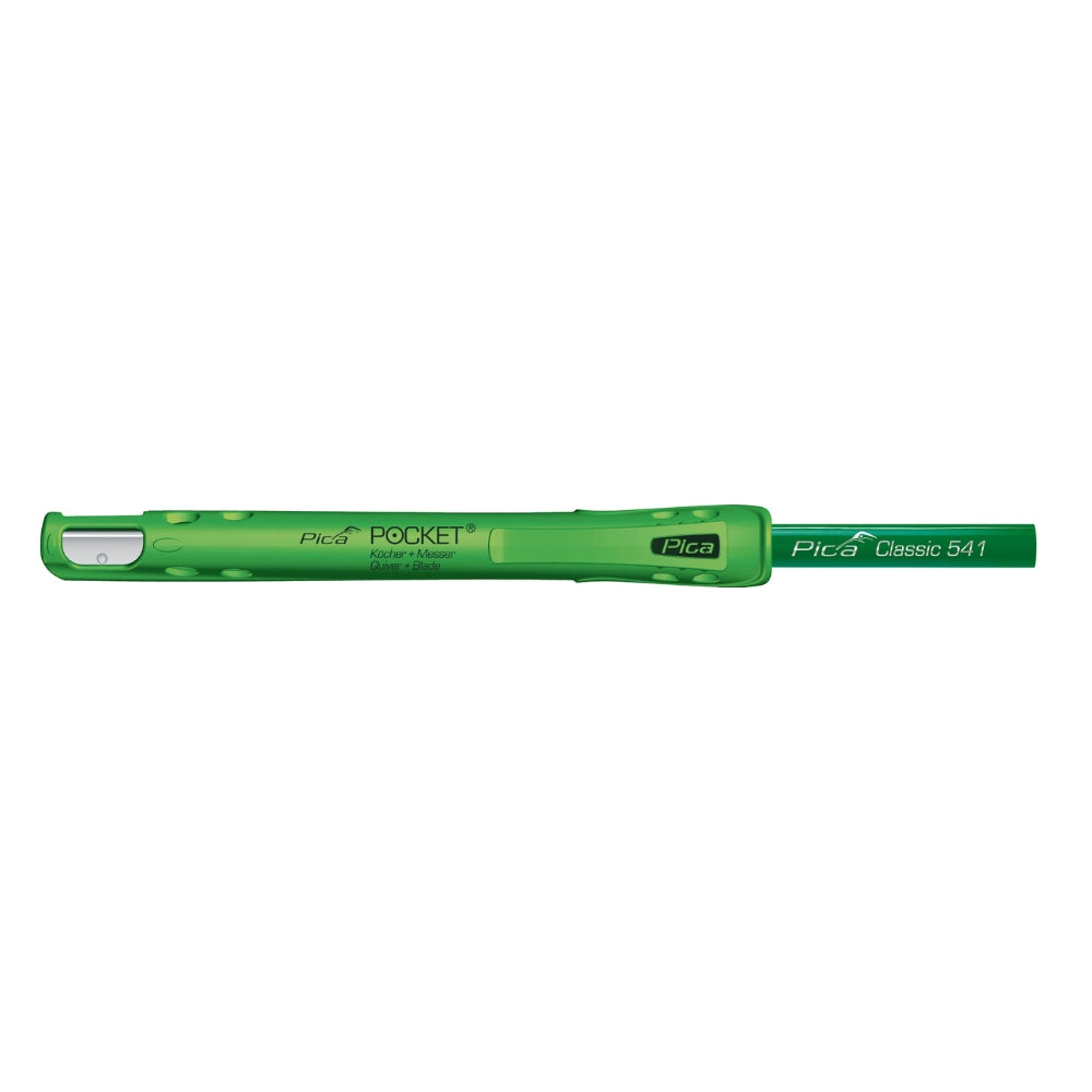 Pack Funda Y Sacapuntas Pica Pocket + Lápiz Carpintero 10H