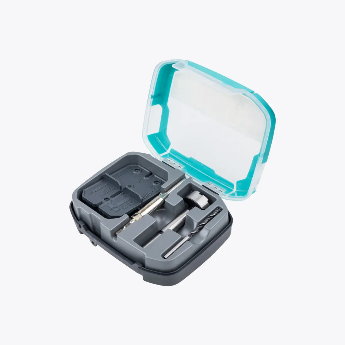 Plantilla Y Brocas Para Bisagra Wolfcraft 35 Mm