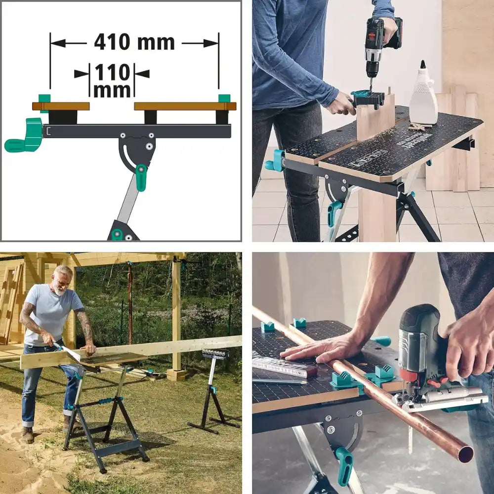 Banco De Trabajo Plegable Wolfcraft Master 650 Ergo