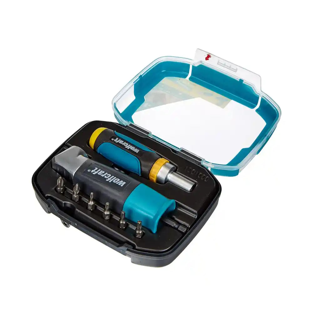 Kit Atornillador Para Taladro + Atornillador Manual Wolfcraft