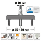 Sierra De Corona Ajustable Wolfcraft Ah 45 - 130