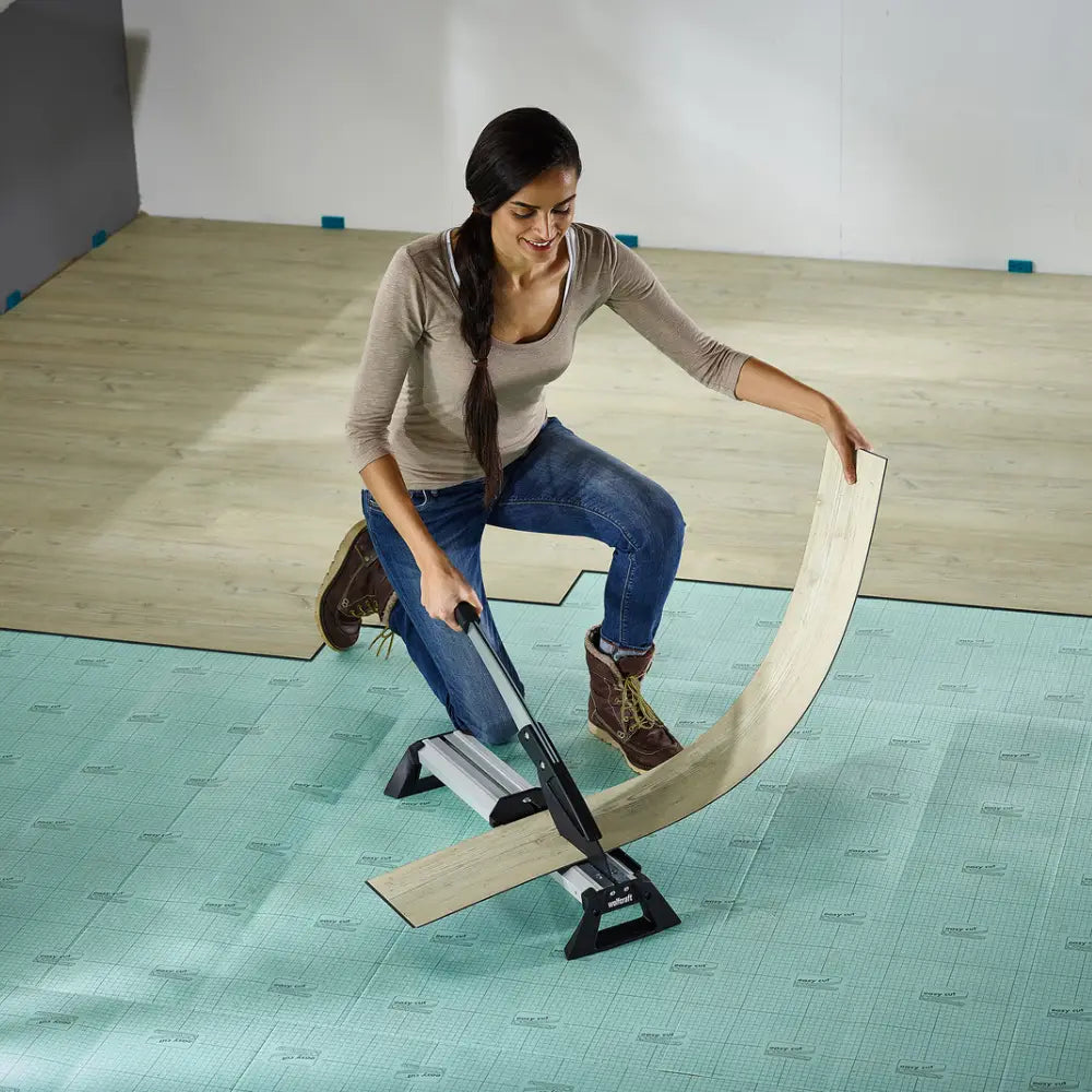 Guillotina para Cortar Piso Flotante y Vinílico VLC 800 Wolfcraft
